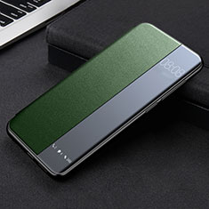 Coque Portefeuille Livre Cuir Etui Clapet K09 pour Huawei Mate 40 Pro Vert