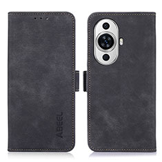 Coque Portefeuille Livre Cuir Etui Clapet K09Z pour Huawei Nova 11 Pro Noir