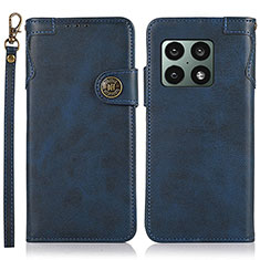 Coque Portefeuille Livre Cuir Etui Clapet K09Z pour OnePlus 10 Pro 5G Bleu