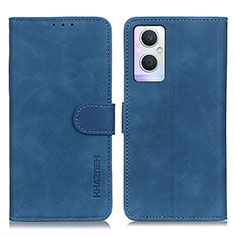 Coque Portefeuille Livre Cuir Etui Clapet K09Z pour OnePlus Nord N20 5G Bleu