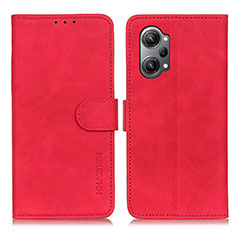 Coque Portefeuille Livre Cuir Etui Clapet K09Z pour Oppo K10 Pro 5G Rouge