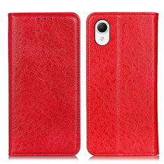 Coque Portefeuille Livre Cuir Etui Clapet K10Z pour Samsung Galaxy A23 5G SC-56C Rouge