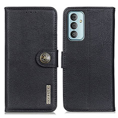 Coque Portefeuille Livre Cuir Etui Clapet KZ02 pour Samsung Galaxy F23 5G Noir
