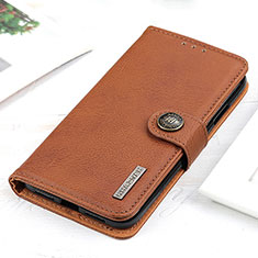 Coque Portefeuille Livre Cuir Etui Clapet KZ2 pour Huawei Mate 60 Marron