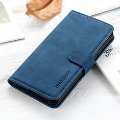 Coque Portefeuille Livre Cuir Etui Clapet KZ3 pour Huawei Honor Magic5 Pro 5G Bleu