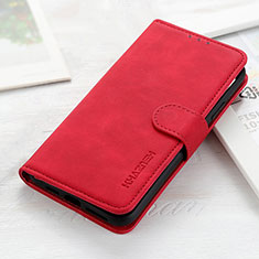 Coque Portefeuille Livre Cuir Etui Clapet KZ3 pour Huawei Honor X5 Rouge