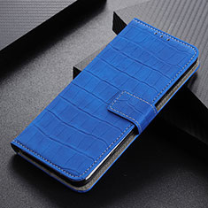 Coque Portefeuille Livre Cuir Etui Clapet KZ7 pour Huawei Honor X5 Bleu