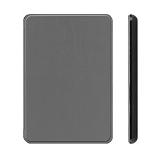 Coque Portefeuille Livre Cuir Etui Clapet L01 pour Amazon Kindle Paperwhite 6 inch Gris