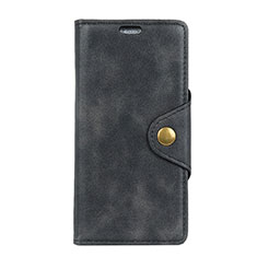 Coque Portefeuille Livre Cuir Etui Clapet L01 pour Asus Zenfone 5 ZE620KL Noir