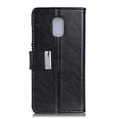 Coque Portefeuille Livre Cuir Etui Clapet L01 pour Asus ZenFone V500KL Noir