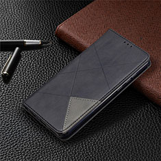 Coque Portefeuille Livre Cuir Etui Clapet L01 pour Huawei Honor 9A Noir