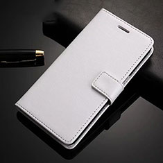 Coque Portefeuille Livre Cuir Etui Clapet L01 pour Huawei Honor 9X Blanc