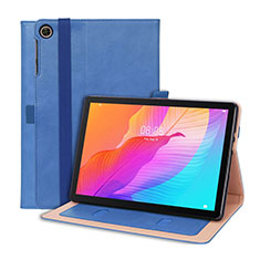 Coque Portefeuille Livre Cuir Etui Clapet L01 pour Huawei MatePad T 10s 10.1 Bleu