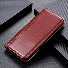 Coque Portefeuille Livre Cuir Etui Clapet L01 pour Huawei Y5p Marron