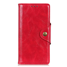 Coque Portefeuille Livre Cuir Etui Clapet L01 pour Huawei Y8p Rouge
