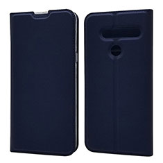 Coque Portefeuille Livre Cuir Etui Clapet L01 pour LG G8 ThinQ Bleu