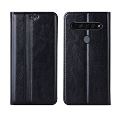 Coque Portefeuille Livre Cuir Etui Clapet L01 pour LG K41S Noir