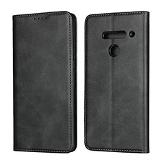 Coque Portefeuille Livre Cuir Etui Clapet L01 pour LG V50 ThinQ 5G Noir