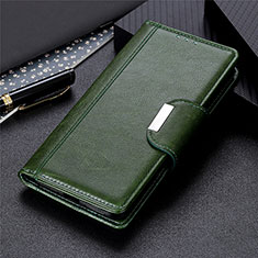 Coque Portefeuille Livre Cuir Etui Clapet L01 pour Motorola Moto E7 (2020) Vert
