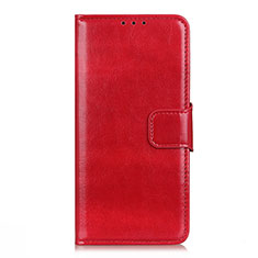 Coque Portefeuille Livre Cuir Etui Clapet L01 pour Motorola Moto G Fast Rouge