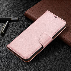 Coque Portefeuille Livre Cuir Etui Clapet L01 pour Nokia 3.4 Or Rose