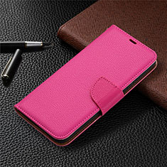 Coque Portefeuille Livre Cuir Etui Clapet L01 pour Nokia 3.4 Rose Rouge