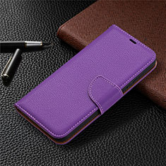 Coque Portefeuille Livre Cuir Etui Clapet L01 pour Nokia 3.4 Violet
