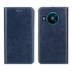Coque Portefeuille Livre Cuir Etui Clapet L01 pour Nokia 8.3 5G Bleu