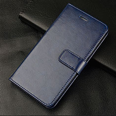 Coque Portefeuille Livre Cuir Etui Clapet L01 pour OnePlus 5T A5010 Bleu