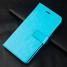 Coque Portefeuille Livre Cuir Etui Clapet L01 pour OnePlus 5T A5010 Bleu Ciel