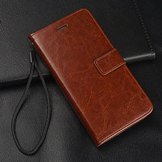 Coque Portefeuille Livre Cuir Etui Clapet L01 pour OnePlus 5T A5010 Marron