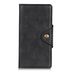 Coque Portefeuille Livre Cuir Etui Clapet L01 pour OnePlus 7T Noir