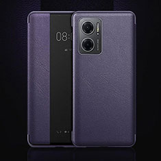 Coque Portefeuille Livre Cuir Etui Clapet L01 pour OnePlus Nord N300 5G Violet