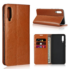 Coque Portefeuille Livre Cuir Etui Clapet L01 pour Samsung Galaxy A30S Orange