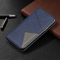 Coque Portefeuille Livre Cuir Etui Clapet L01 pour Samsung Galaxy A31 Bleu