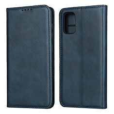Coque Portefeuille Livre Cuir Etui Clapet L01 pour Samsung Galaxy A41 Bleu