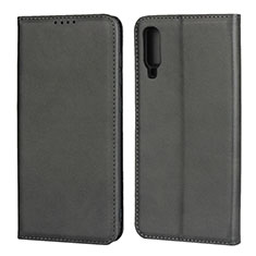 Coque Portefeuille Livre Cuir Etui Clapet L01 pour Samsung Galaxy A70 Noir