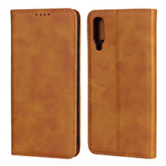 Coque Portefeuille Livre Cuir Etui Clapet L01 pour Samsung Galaxy A70S Orange