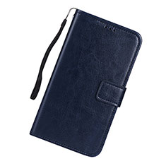 Coque Portefeuille Livre Cuir Etui Clapet L01 pour Samsung Galaxy A91 Bleu