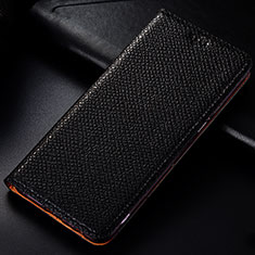 Coque Portefeuille Livre Cuir Etui Clapet L01 pour Samsung Galaxy Note 10 Lite Noir