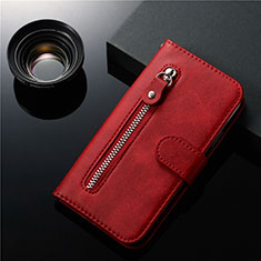 Coque Portefeuille Livre Cuir Etui Clapet L01 pour Samsung Galaxy S20 5G Rouge