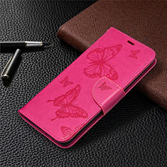 Coque Portefeuille Livre Cuir Etui Clapet L01 pour Samsung Galaxy S20 FE (2022) 5G Rose Rouge