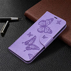 Coque Portefeuille Livre Cuir Etui Clapet L01 pour Samsung Galaxy S20 FE (2022) 5G Violet Clair