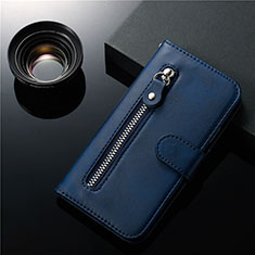Coque Portefeuille Livre Cuir Etui Clapet L01 pour Samsung Galaxy S20 Ultra 5G Bleu