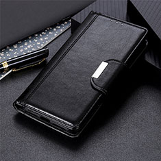 Coque Portefeuille Livre Cuir Etui Clapet L01 pour Samsung Galaxy S21 Ultra 5G Noir