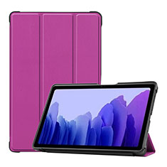 Coque Portefeuille Livre Cuir Etui Clapet L01 pour Samsung Galaxy Tab A7 Wi-Fi 10.4 SM-T500 Violet