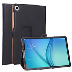Coque Portefeuille Livre Cuir Etui Clapet L01 pour Samsung Galaxy Tab S5e 4G 10.5 SM-T725 Noir