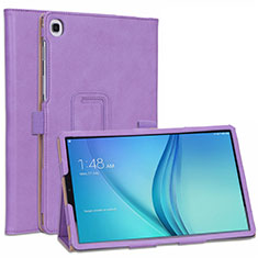 Coque Portefeuille Livre Cuir Etui Clapet L01 pour Samsung Galaxy Tab S5e 4G 10.5 SM-T725 Violet