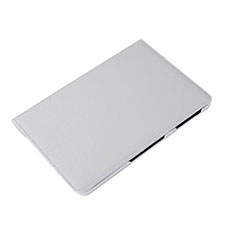 Coque Portefeuille Livre Cuir Etui Clapet L01 pour Samsung Galaxy Tab S6 Lite 10.4 SM-P610 Blanc