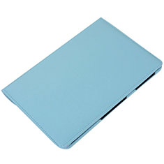 Coque Portefeuille Livre Cuir Etui Clapet L01 pour Samsung Galaxy Tab S6 Lite 4G 10.4 SM-P615 Bleu Ciel